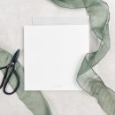 Personalisierte Hochzeitskarte mit geprägtem Rand – Bild 5