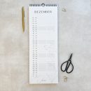 Handgefertigter Wandkalender 2025 | mit 2- oder 5-Spalten – Bild 7