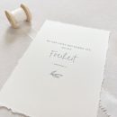 Karte mit Bibelvers | Handgerissene Kanten | Freiheit – Bild 4