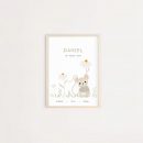 Personalisiertes Geburtsposter | Wiesentiere | Maus – Bild 5