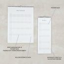 Handgefertigter Wandkalender 2025 | mit 2- oder 5-Spalten – Bild 2
