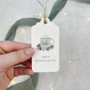 Geschenkanhänger Weihnachten im Set | 5 Stück | handgefertigt mit goldener Öse – Bild 6