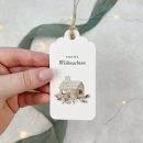 Geschenkanhänger Weihnachten im Set | 5 Stück | handgefertigt mit goldener Öse – Bild 8