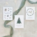 Weihnachtskarten | Set oder einzeln | handgerissene Kanten