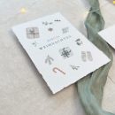 Weihnachtskarten | Set oder einzeln | handgerissene Kanten – Bild 5
