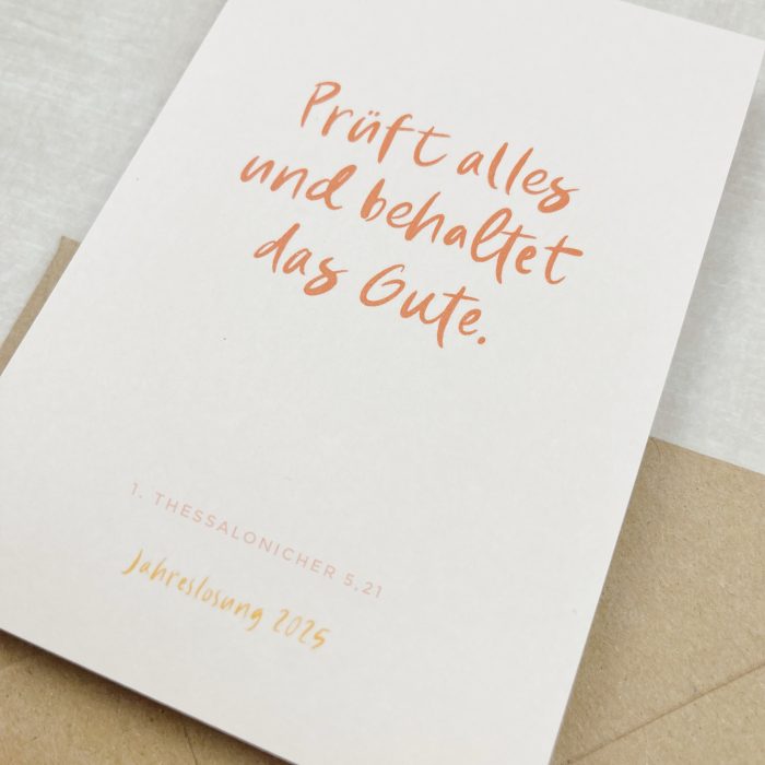 Postkarte A6 | Jahreslosung 2025 – Bild 4